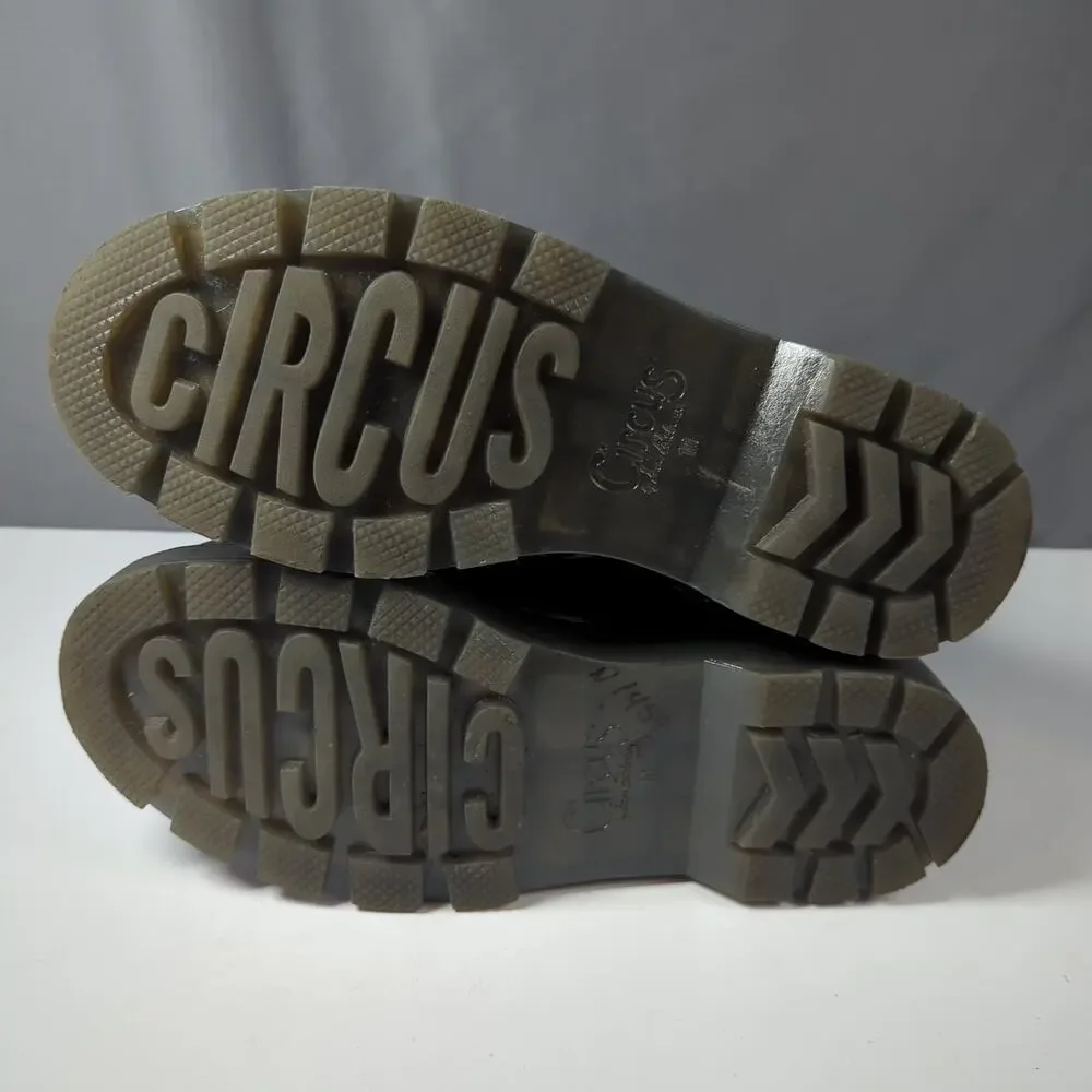 Circus by Sam Edelman Sanders Platform Combat Boots – Black